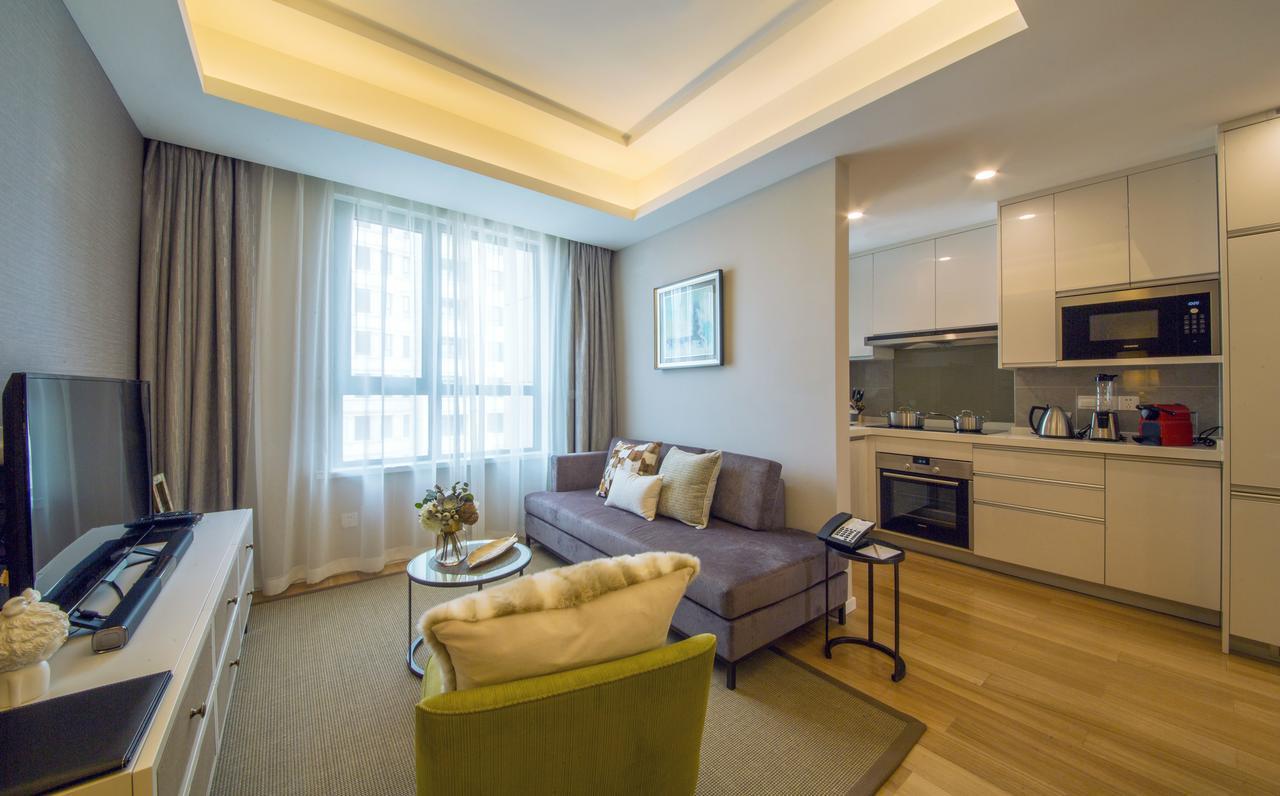 One Sunland Serviced Suites Managed By Lanson Place เซี่ยงไฮ้ ภายนอก รูปภาพ